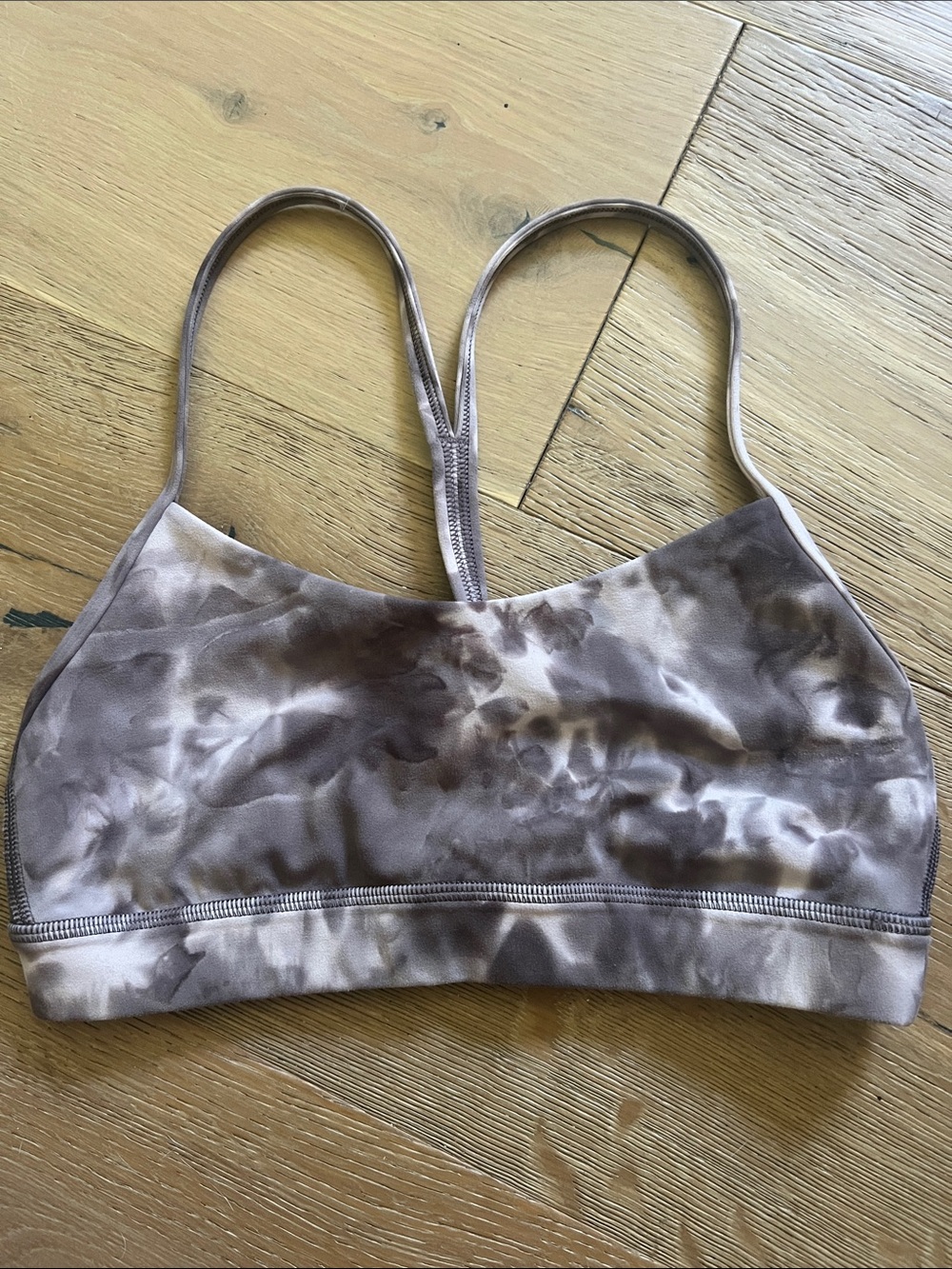 Lululemon Women's Tie-Dye Sports Bralette - Taupe